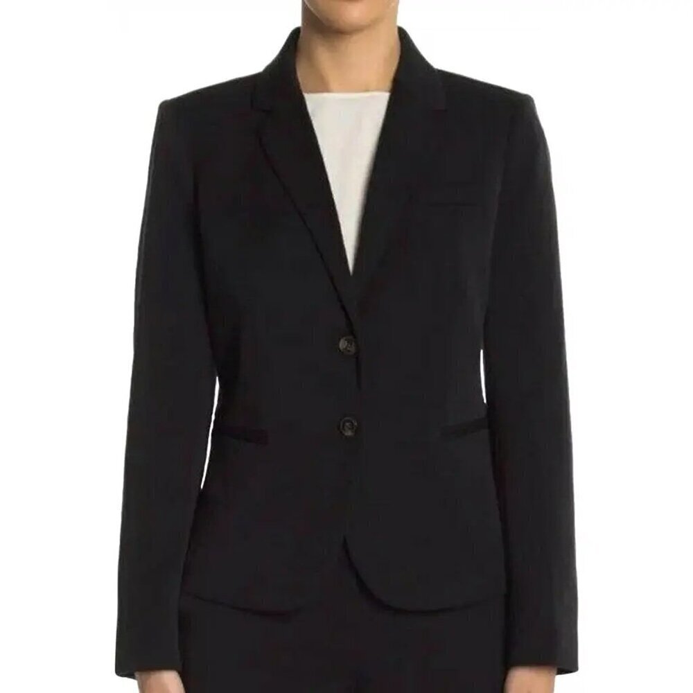 J. Crew women's blazer black XXL two button suiting